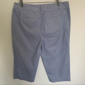 Talbots 8 petite wide crop pant euc